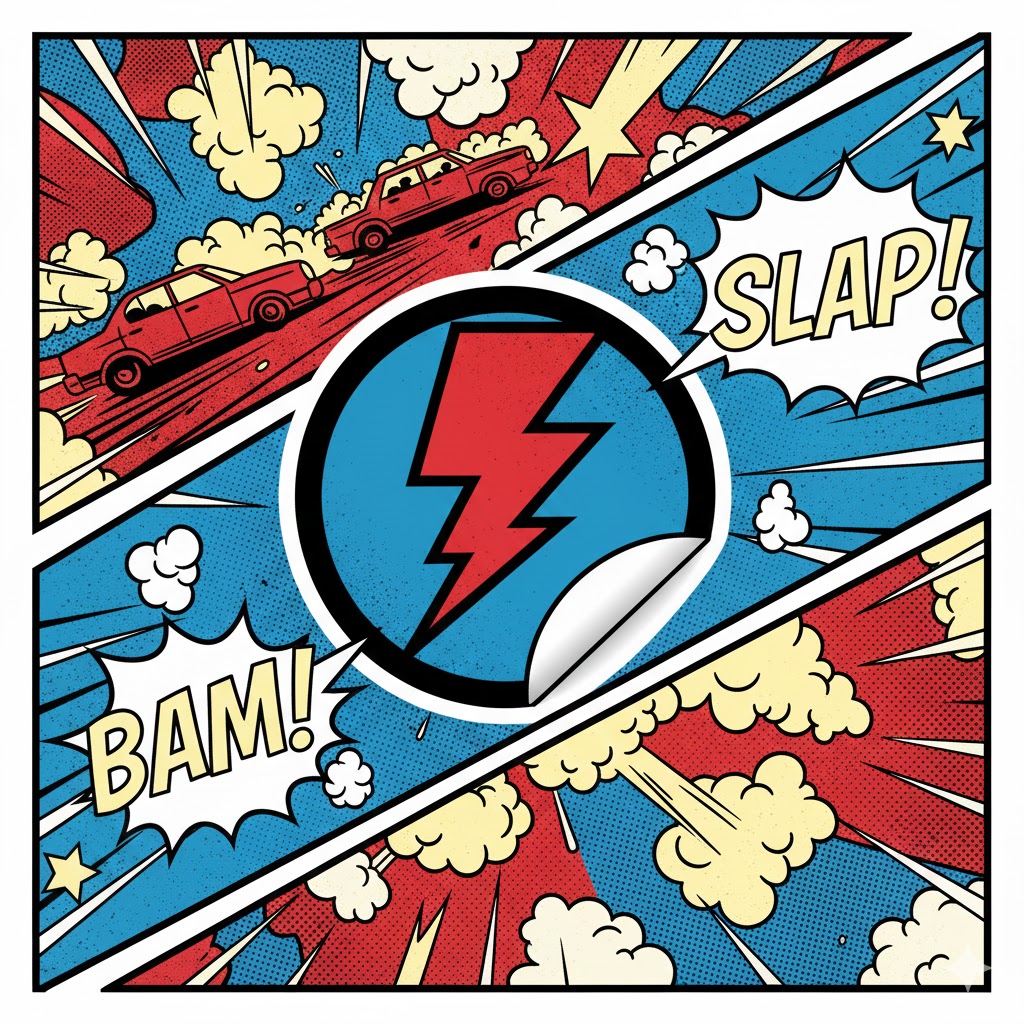 Kleurrijke stickers en decoratie